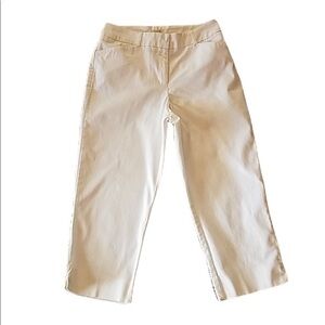 ST.JOHN'S BAY STRETCH SIZE 6 CAPRIS WHITE!